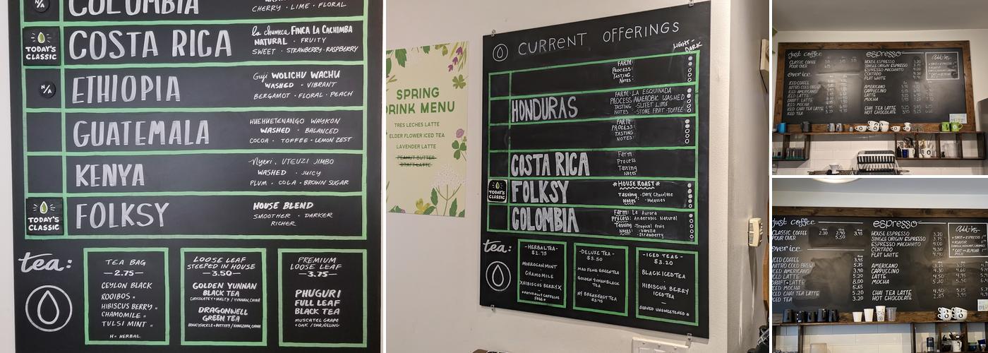 convive coffee roastery Menu