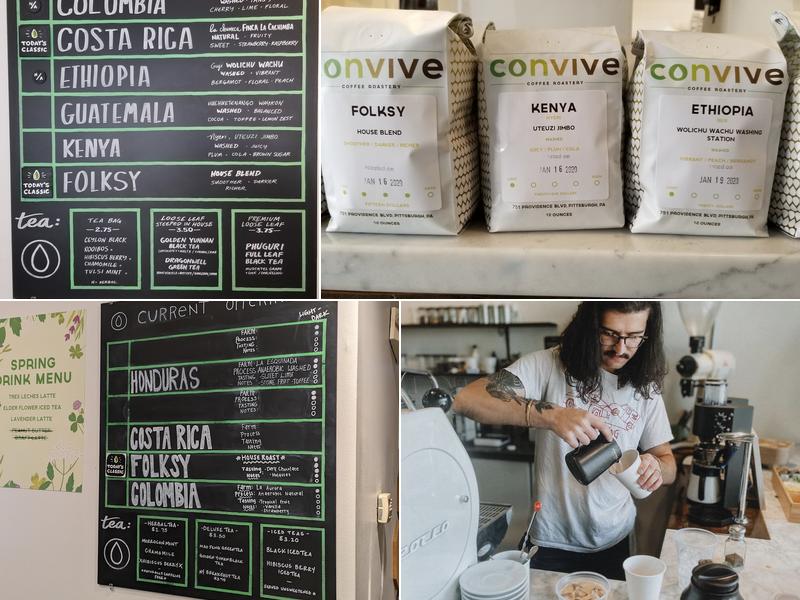 convive coffee roastery Menu