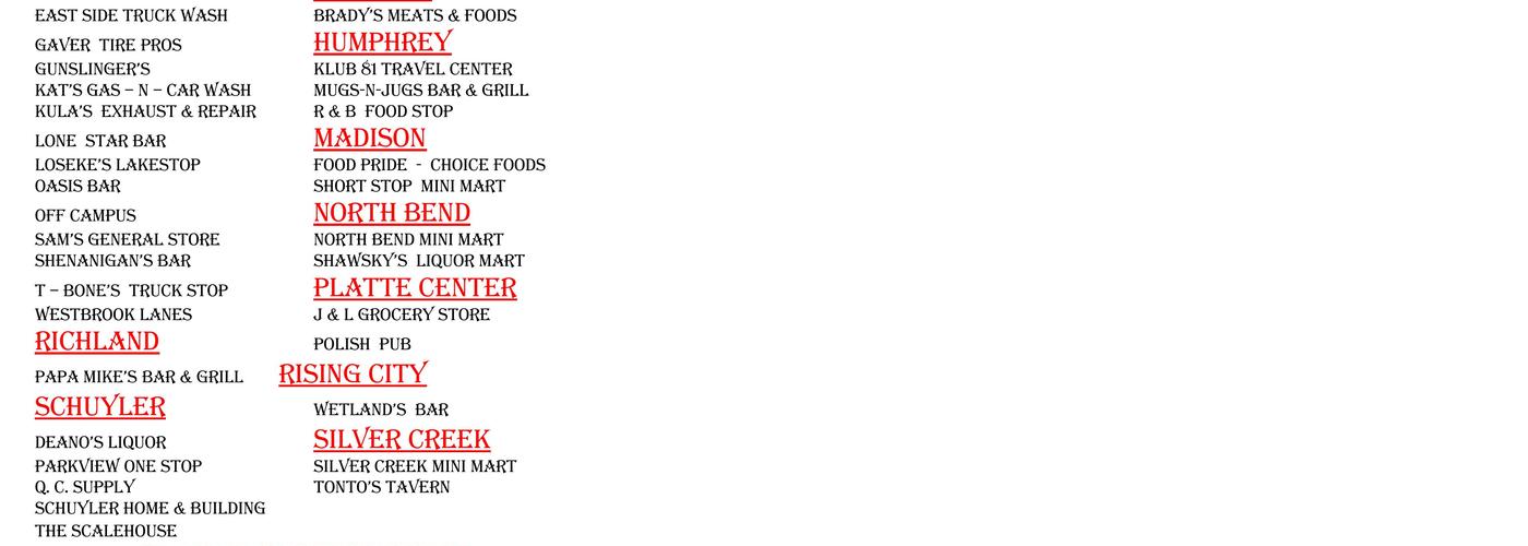 Wild West Bar-B-Que Menu