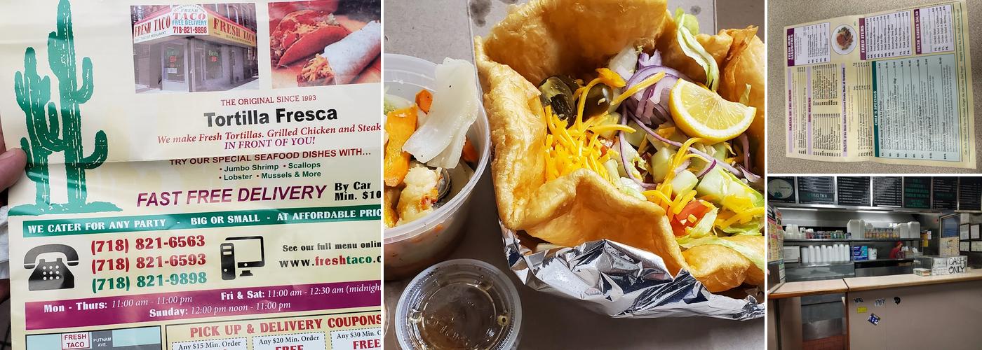 Fresh Taco Menu