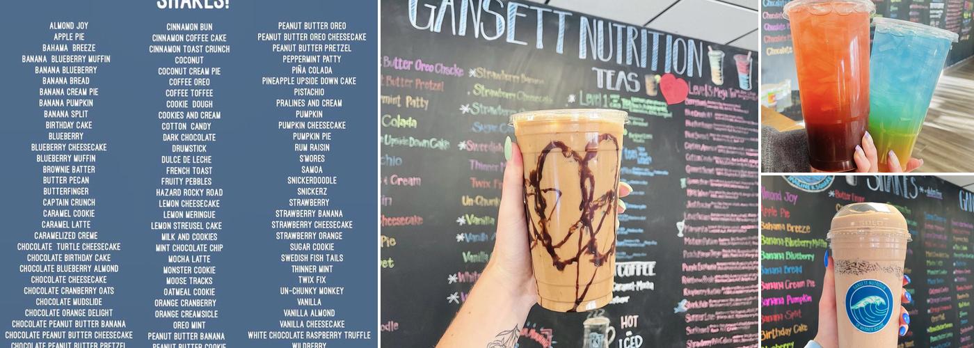 Gansett Nutrition of Mariner Square Menu