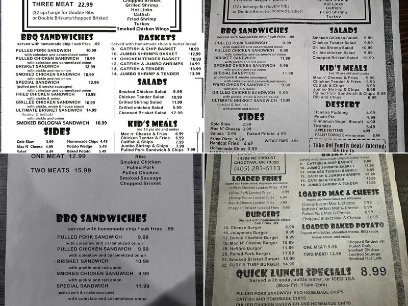 My BBQ & GRILL Menu