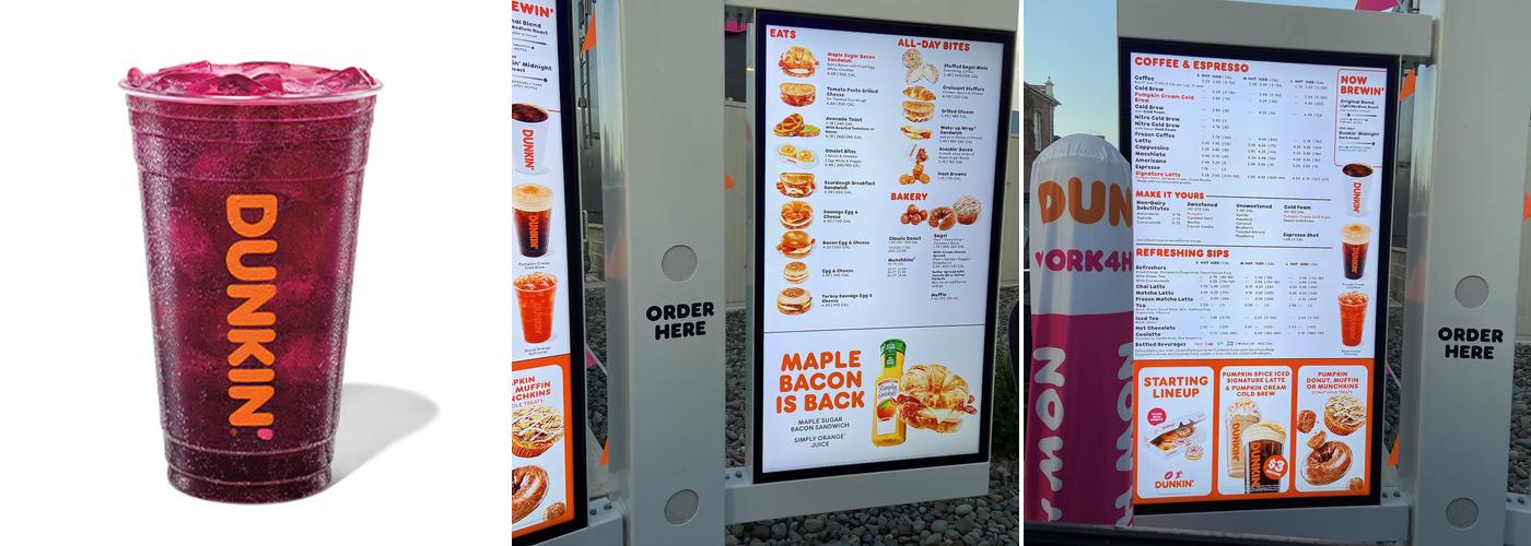 Dunkin' Menu
