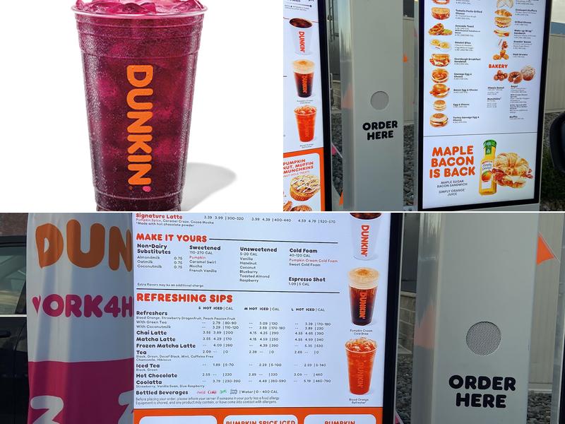 Dunkin' Menu