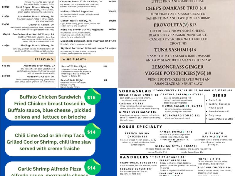 Smoke Cantina (The Homegrown Kitchen, LLC) Menu