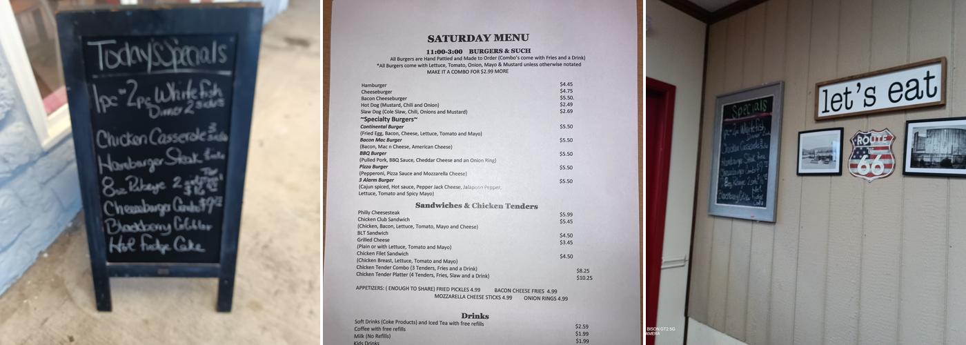 Maple Leaf Diner Menu