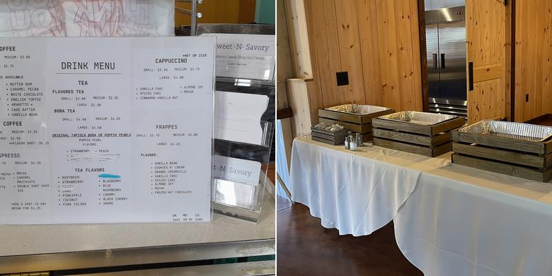 Sweet ‐N- Savory Menu