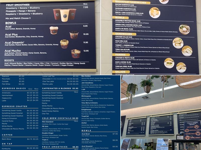 Cargo Cafe - Centerside Menu