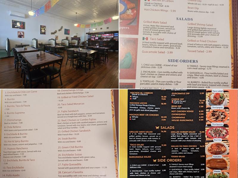 Monarcas Menu