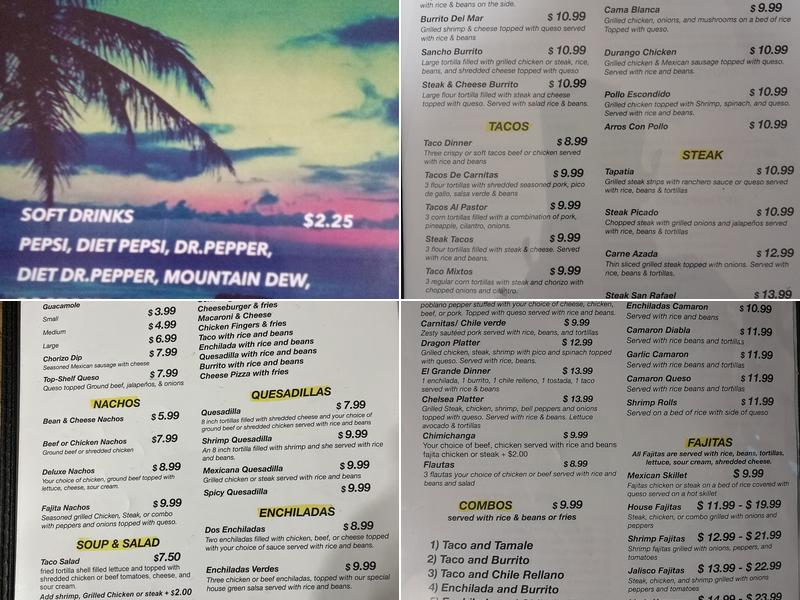 Lindo Veracruz Menu