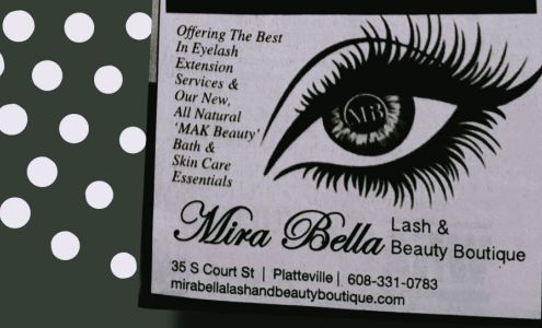 Mira Bella Lash & Beauty Boutique 35 S Court St Suite A, Platteville Wisconsin 53818