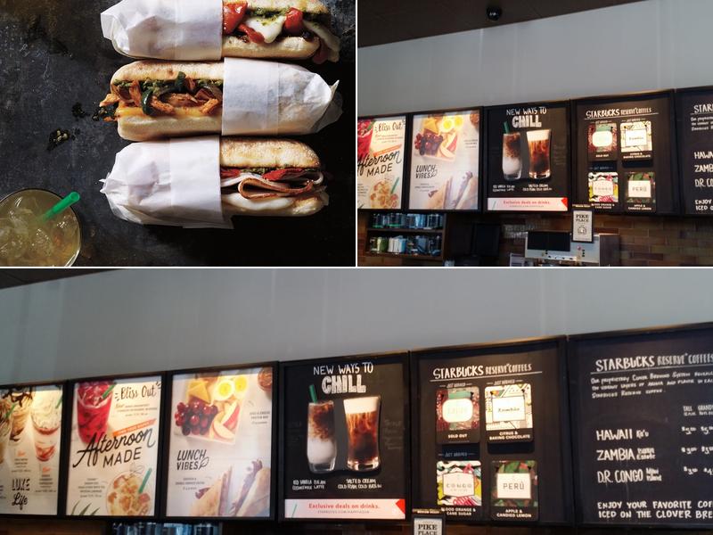 Starbucks Menu