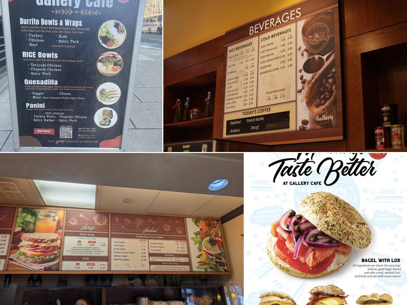 Gallery Cafe Menu