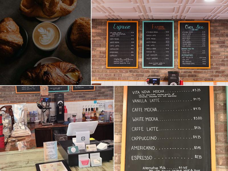 Vita Nova Creatives & Coffee Menu