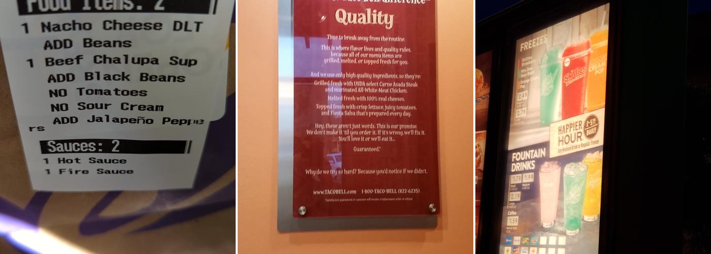 Taco Bell Menu