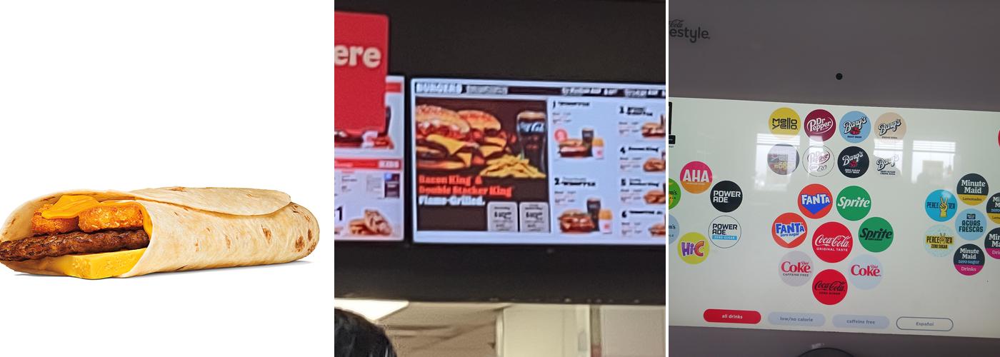 Burger King Menu