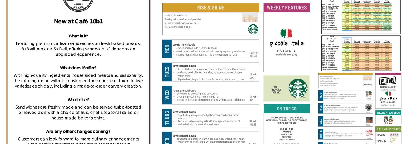 Starbucks Menu