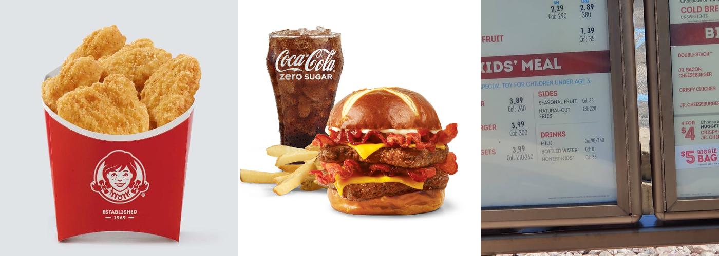Wendy's Menu