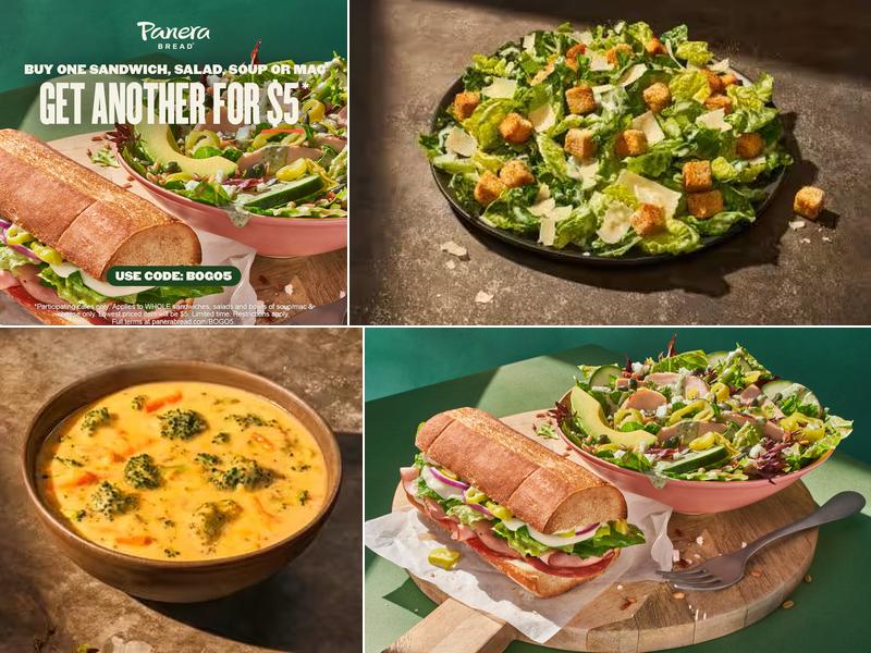Panera Bread Menu