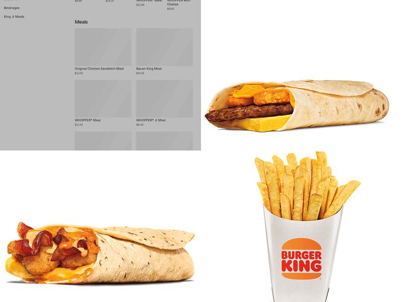 Burger King Menu
