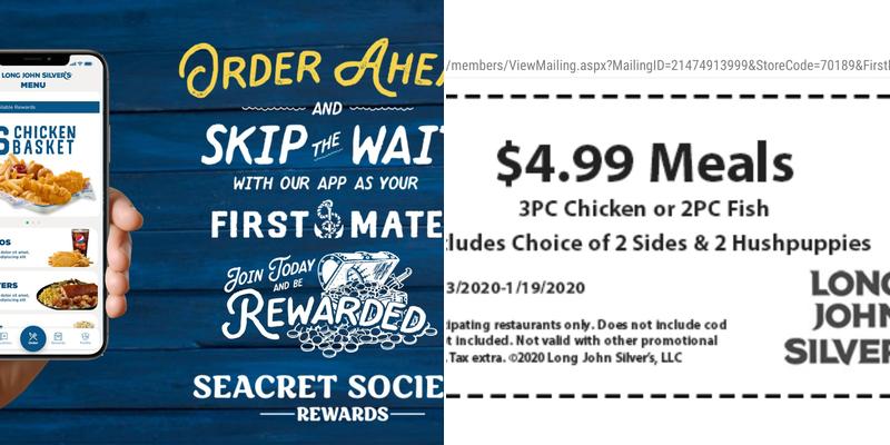 Long John Silver's Menu