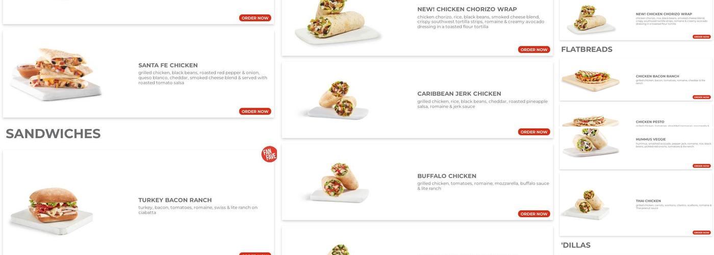 Tropical Smoothie Cafe Menu