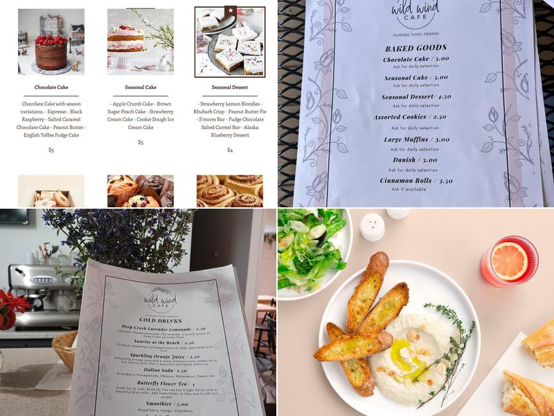 Wild Wind Cafe Menu