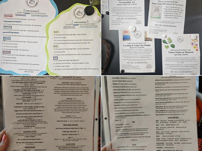 uniTEA&COFFEEco Menu