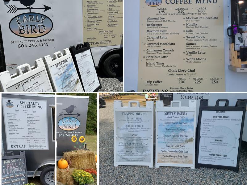 Early Bird Cafe Menu