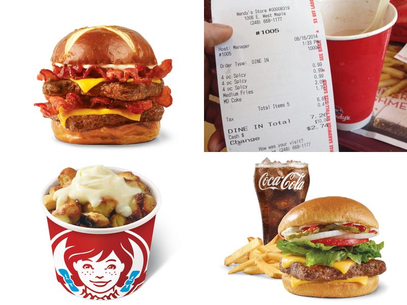 Wendy's Menu