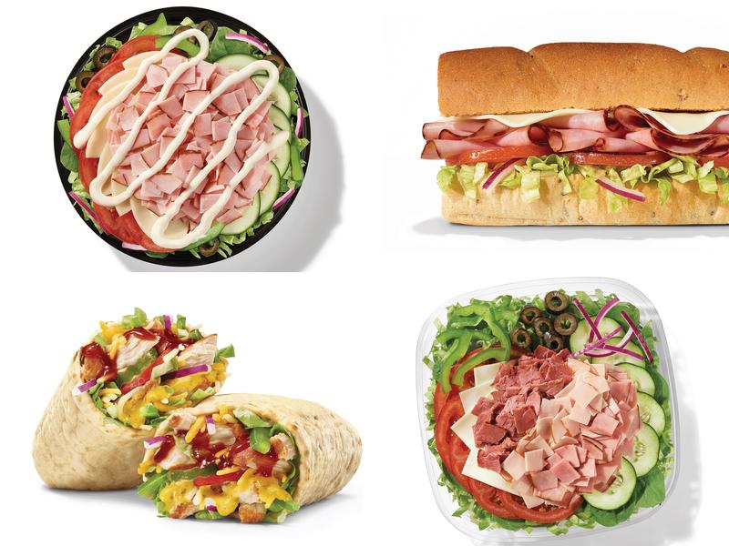 Subway Menu
