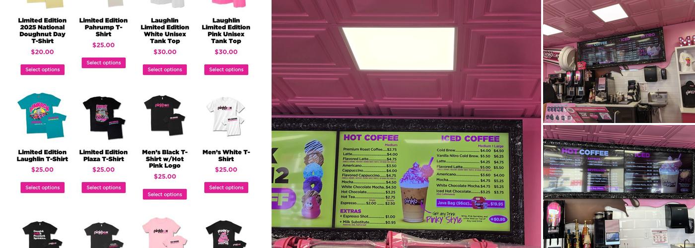 Pinkbox Doughnuts Menu