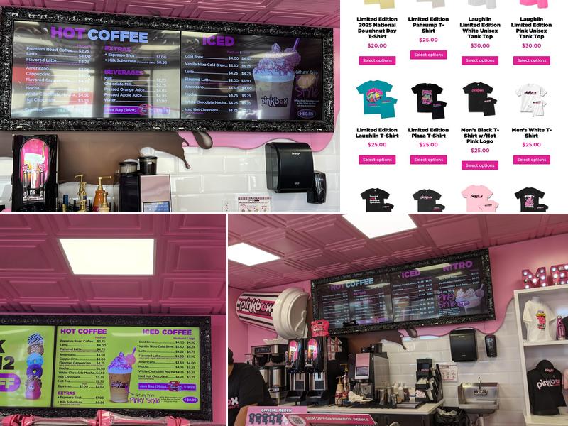 Pinkbox Doughnuts Menu