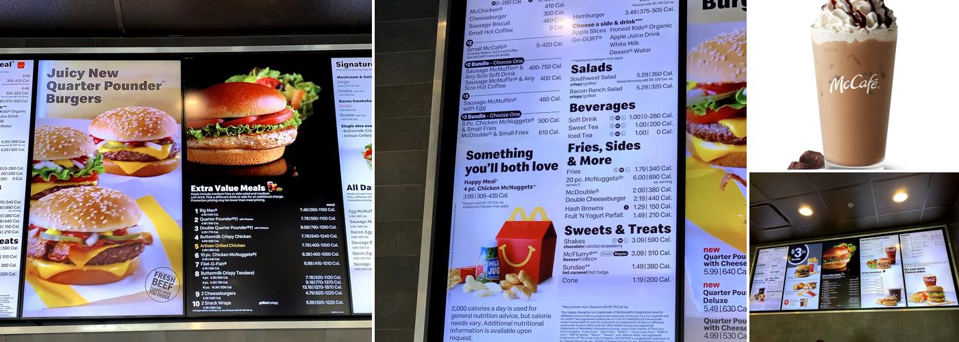 McDonald's Menu