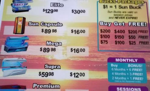 Sun Rayz 4390 S Hwy 27, Somerset Kentucky 42501