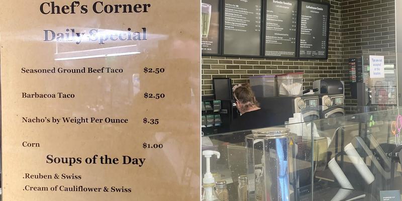 Starbucks Menu