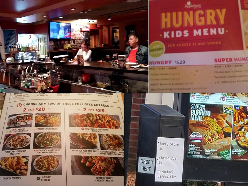 Applebee's Grill + Bar Menu