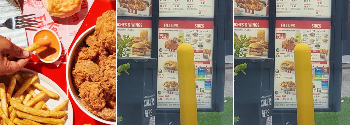 KFC Menu