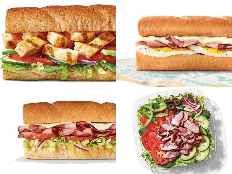 Subway Menu