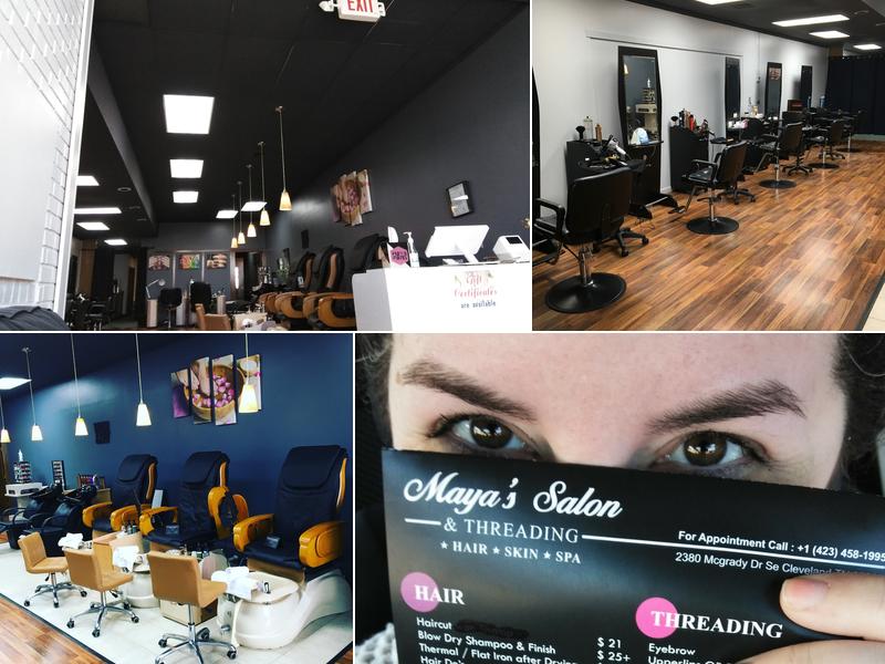 maya's salon & threading