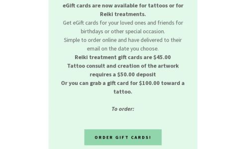 Nirvana Tattoos and Reiki