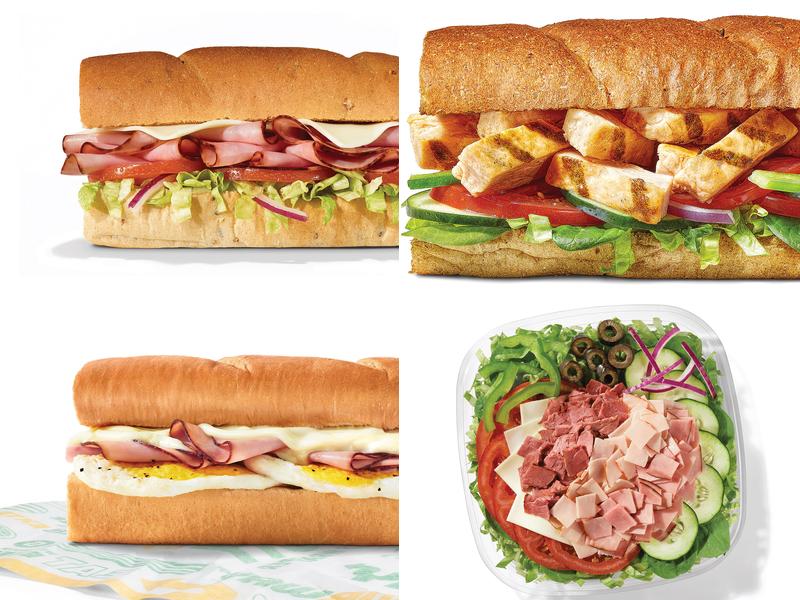Subway Menu
