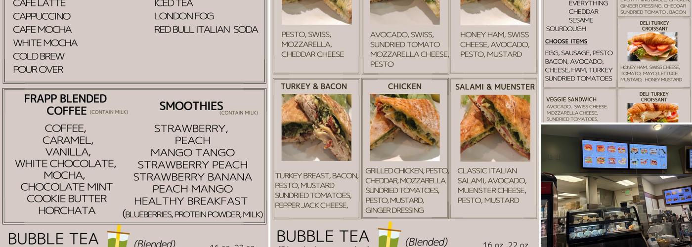 Coffee Tree & Bop Menu