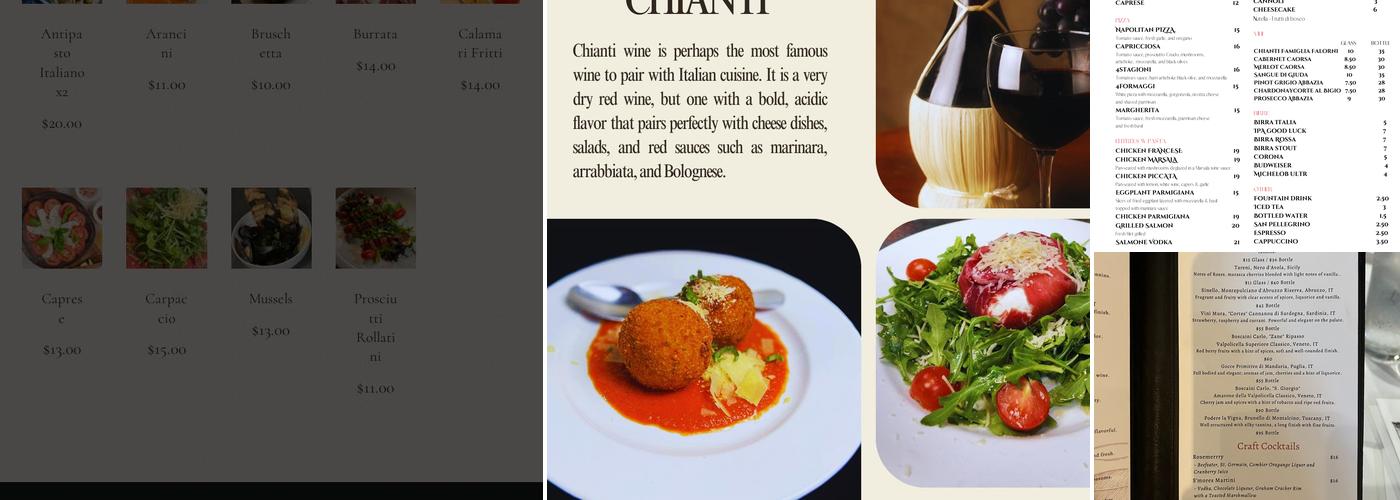 Mangia Menu