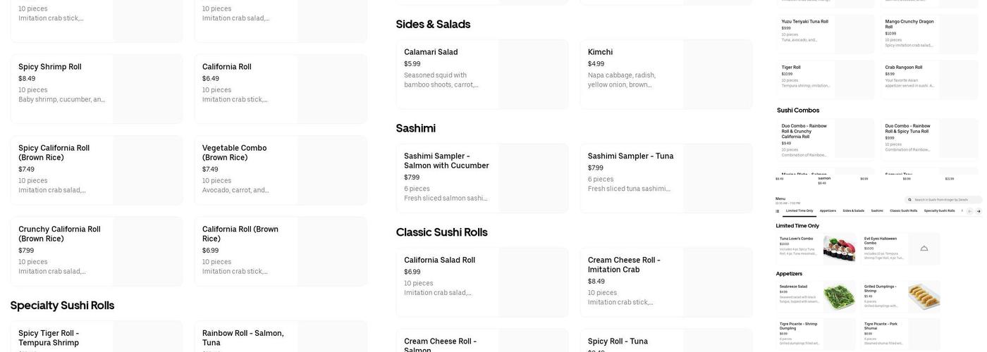 Java Joe's Ceredo Menu