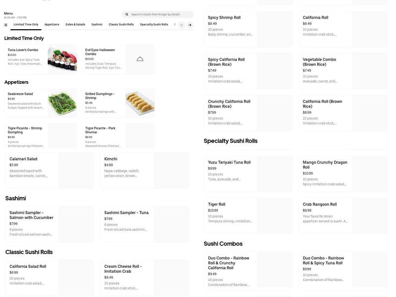 Java Joe's Ceredo Menu