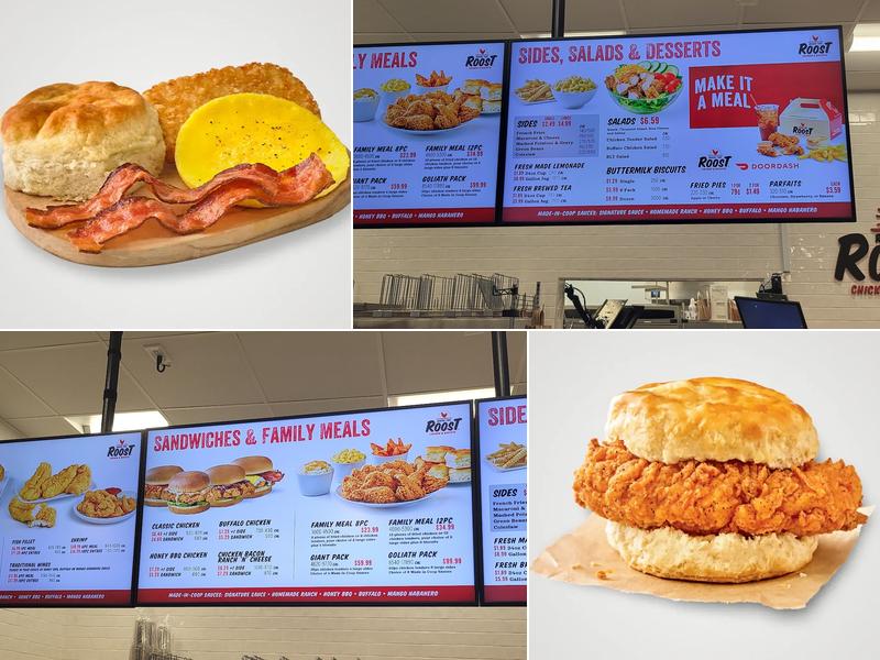 Raise The Roost Menu