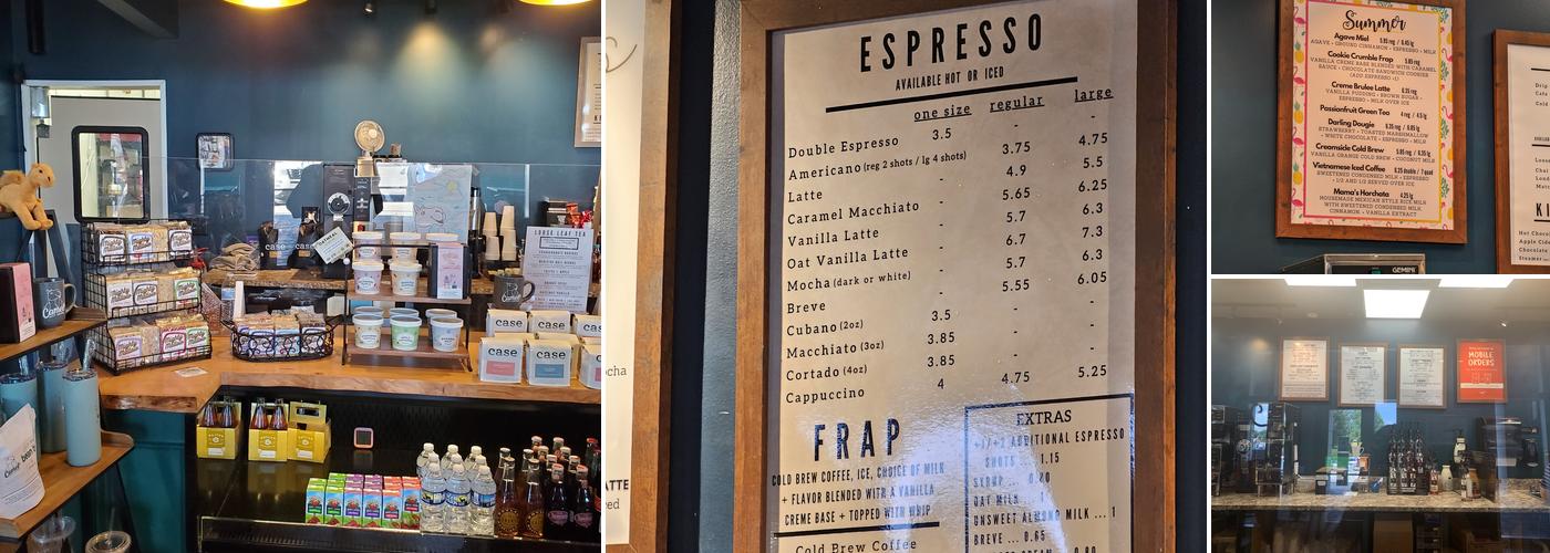 Camel City Coffee Menu