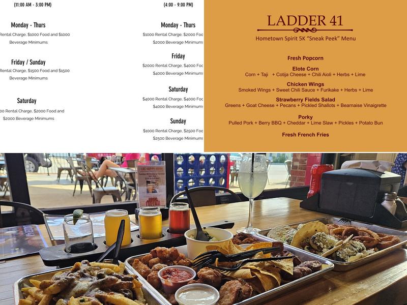 The Lebanon Brewing Company Menu