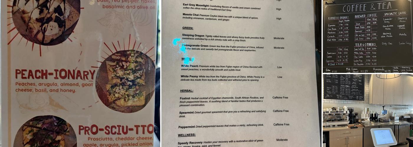 Meeples Brew Menu